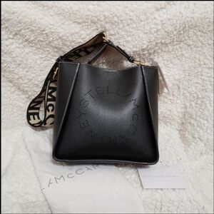 Stella McCartney Vegetarian Leather Logo Crossbody Bag